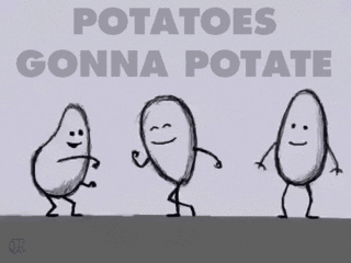 dancing potato